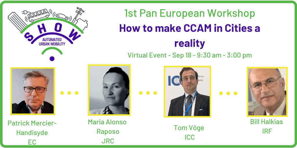 SHOW successfully holds first pan-European Workshop  “How to make CCAM in Cities a reality?”