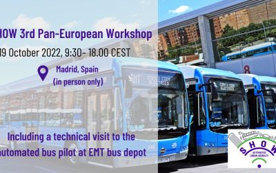 Join the 3rd SHOW Pan-European Workshop in Madrid